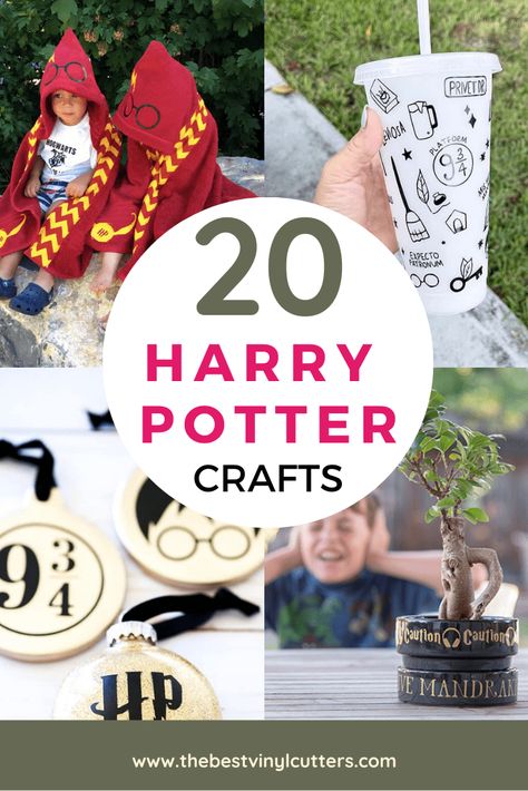 Harry Potter Crafts For Adults, Harry Potter Birthday Crafts, Harry Potter Owl Craft, How To Make Harry Potter Stuff, Harry Potter Crafts Diy Room Decor, Cricut Harry Potter Projects, Diy Harry Potter Gifts, Easy Harry Potter Crafts, Harry Potter Diy Gifts