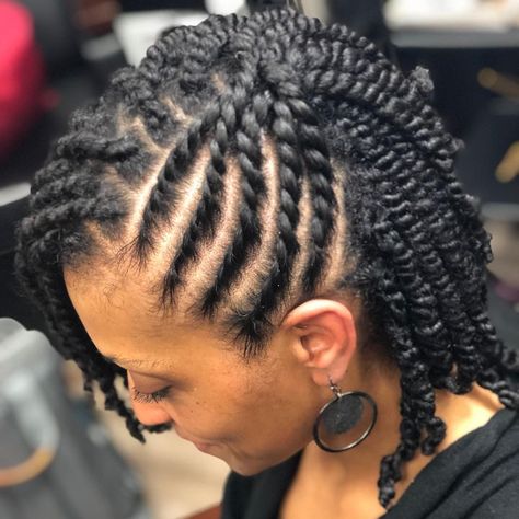 Flat Twists With Two Strand Twists, Two Strand Twist Half Up Half Down, Chunky Two Strand Twist Natural Hair, 2 Strand Flat Twist Styles Natural, Two Strand Twist On Fine Natural Hair, Chunky Flat Twist Hairstyles, Two Stand Flat Twist Natural Hair, Two Strand Twist Updo Natural Hair, Side Twist Hairstyles Simple