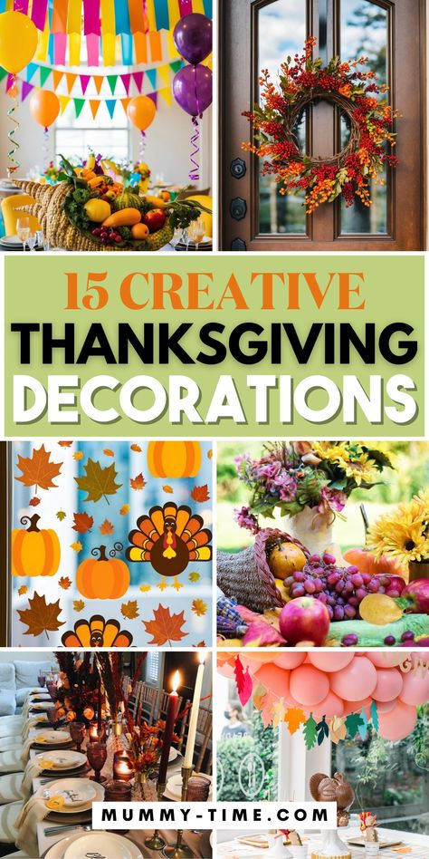 Create a warm and inviting atmosphere with cozy Thanksgiving party decorations! 🍂🦃 From rustic centerpieces to charming table settings, discover ideas that will make your celebration memorable. Perfect for gatherings with family and friends! Save this pin for your Thanksgiving inspiration! 📌✨ Candle Lit Table, Decorations For Thanksgiving, Cornucopia Centerpiece, Fun Thanksgiving Games, Thanksgiving Party Decorations, Cozy Thanksgiving, Thanksgiving Favors, Thanksgiving Dinner Table, Unique Thanksgiving