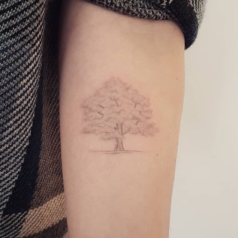 101 Amazing Oak Tree Tattoo Ideas You Need To See! | Outsons | Men's Fashion Tips And Style Guides Oak Trees Tattoo, Oak Tree Tattoo Small Simple, White Oak Tattoo, Old Oak Tree Tattoo, Minimalist Oak Tree Tattoo, Oak Tattoo Tree, Tattoo Oak Tree, Tree Tattoos For Women Arm, Oak Tree Tattoo Men