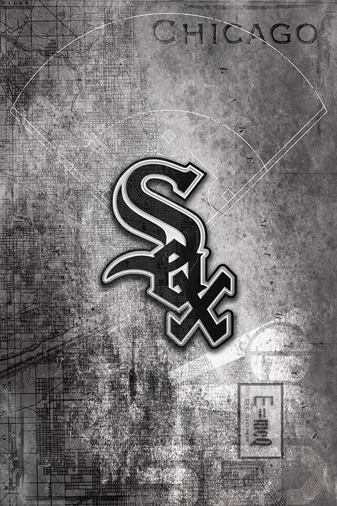 A personal favorite from my Etsy shop https://www.etsy.com/listing/269474922/chicago-white-sox-art-white-sox-poster Chicago Map Art, Blood Photos, Apple Wallpapers, Jordan Logo Wallpaper, Chicago Poster, Etsy Logo, Chicago Map, Red And Black Wallpaper, White Sox Baseball