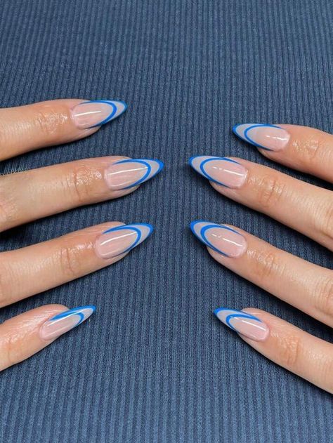 Men Nails, Nails With, Nails May, Acrylic French, May Nails, Style Nails, New Nail Designs, Nagel Tips, Almond Nails Designs