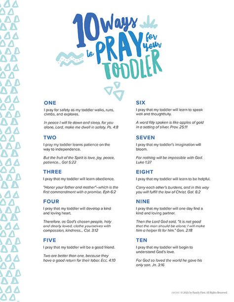 Prayers For Toddlers, Preschool Prayer, Free Prayer Printables, Prayer For Our Children, Family Prayers, Ways To Pray, Kids Prayer, Bedtime Prayers, Prayer For My Son