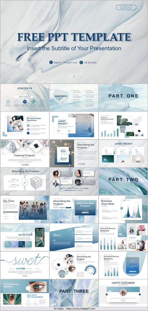 Elegant Texture Business PowerPoint Templates Nice Powerpoint Design, Power Point Presentation Design Ideas, Free Template Powerpoint Slide Design, Powerpoint Design Business, Powerpoint Presentation Design Templates, Branding Deck, Power Point Design Free, Blue Powerpoint Template, Business Model Template