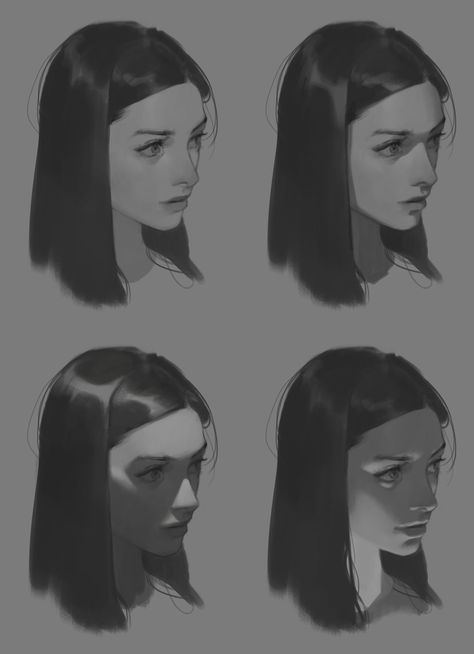 Shading Practice, Shadow Drawing, Concept Art Tutorial, Digital Art Beginner, Digital Painting Tutorials, Learn Art, Anatomy Art, Art Poses, Art Tutorials Drawing