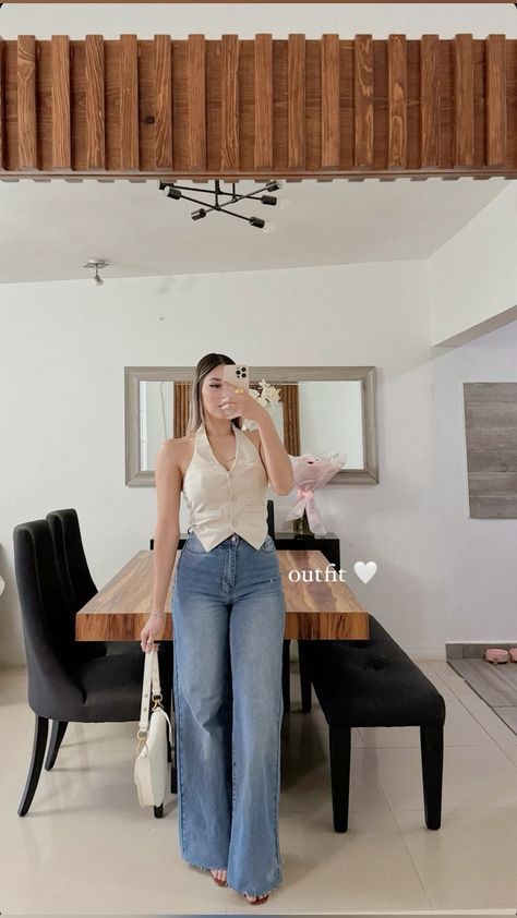 Pants With Sandals Outfit, Outfit Semiformal Verano, Semiformal Outfit Mujer, Semiformal Outfit, Outfit Semiformal, Outfits Fresas, Olivia Dunne, Coachella Outfits, Neat Casual Outfits