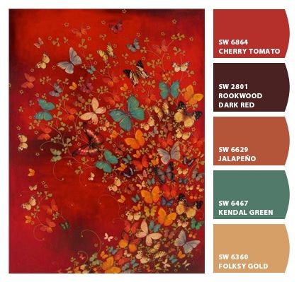 Asian Colors Palette, Chinese Wedding Color Palette, Tibet Color Palette, Sangjit Hampers, Chinese Color Palette Inspiration, Chinese Restaurant Color Palette, Asian Color Palette, Brick Red Color Palette, Chinese New Year Palette