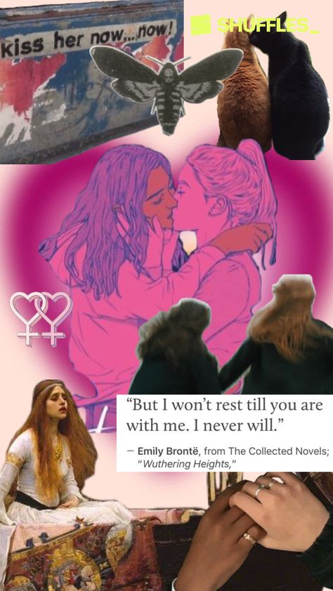 Created by shadowheartswife on Shuffles Emily Bronte, Wuthering Heights, Queer Art, Art Wallpaper, Created By