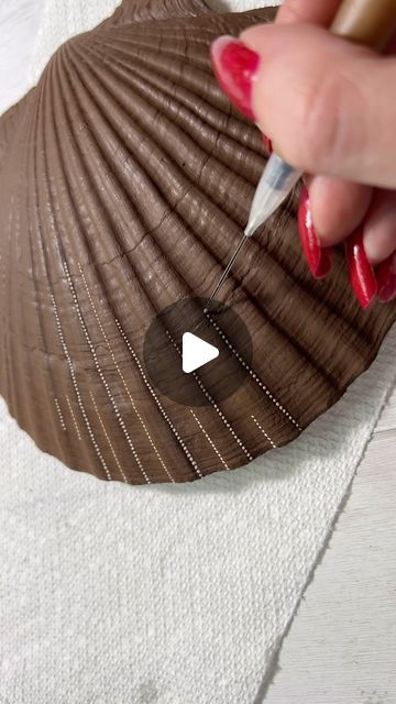 Mente Creations on Instagram: "Working on a giant clam shell 😍 would you like to see more of this process? Comment below ✨🥰 . . #beach #oceanlover #oceanart #dotpainting #art #inspiration" Giant Clam Shell, Giant Clam, Clam Shell, Ocean Lover, June 17, Ocean Art, Dot Painting, See More, Shells