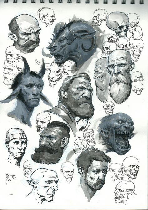 ArtStation - random acrylic sketches, johan grenier Pixie Sketch, Johan Grenier, Anime Character Design References, Acrylic Sketch, Random Sketch Ideas, Character Design Sketches, 다크 판타지, 캐릭터 드로잉, Character Sketches