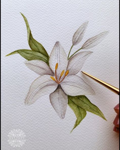 Artist On Instagram, Flower Painting, Watercolor Painting, Watercolor Paintings, Patio, Tattoos, Flowers, On Instagram, Instagram