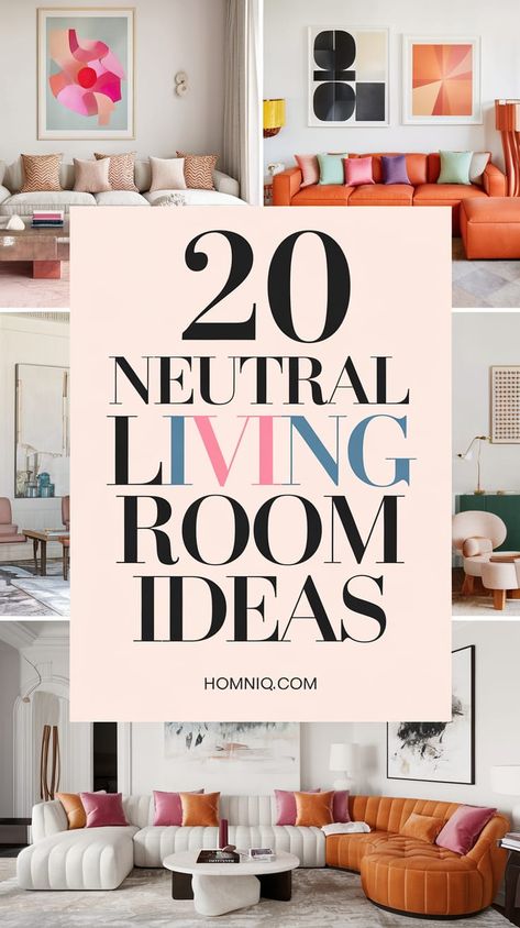 Design Your Dream Living Room: 20 Neutral Luxury Ideas


Elevate your interior design effortlessly with these luxurious and calming neutral living room inspirations. Attain the ultimate in home sophistication.

#DreamLivingRoom #ElevatedDesign #NeutralBeauty #SophisticatedHome Neutral Lounge Ideas, Neutral Color Living Room Ideas, Neutral Color Living Room, Neutral Living Room Ideas, Luxury Ideas, Dream Living Room, Plush Rugs, Minimalist Coffee Table, Neutral Furniture