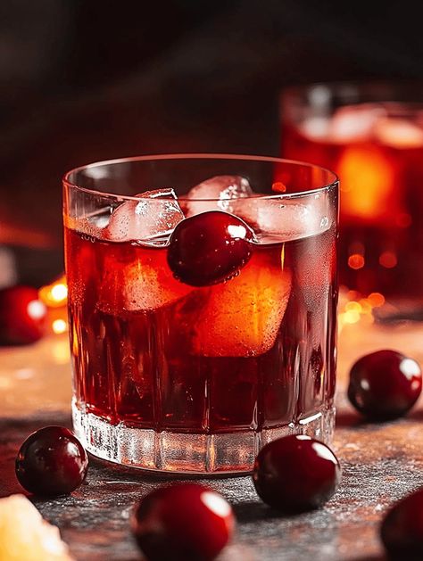 A luxurious blend of ruby cranberries and Amarena cherries in a classic bourbon old fashioned. A sip of elegance! #AmarenaCherry #BourbonDelight Amarena Cherry Recipes, Cherry Drink Recipes, Cherry Old Fashioned, Amarena Cherries, Bourbon Old Fashioned, Cherry Drink, Fun Drink Recipe, Cherry Syrup, Lime Margarita