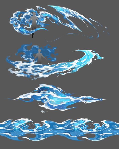 How To Draw Ice Powers, Water Magic Fantasy Art, Ice Magic Art, Powers Art, Water Magic, Elemental Magic, Elemental Powers, Super Powers Art, Water Drawing