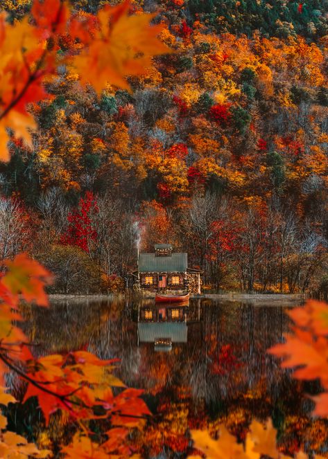 Cozy Mountain Weekend - Classy Girls Wear Pearls Autumn Scenes, Autumn Scenery, Autumn Beauty, Fall Pictures, 판타지 아트, Autumn Cozy, Autumn Aesthetic, Cebu, Autumn Photography