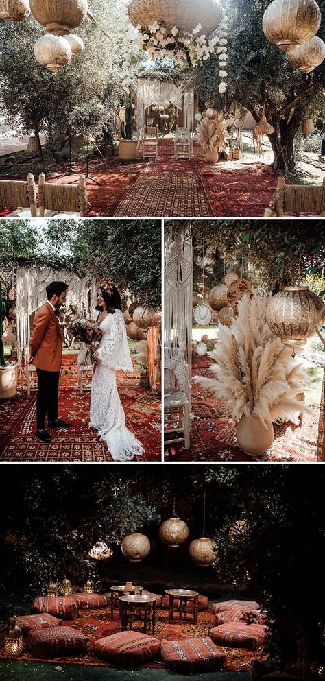 Ottoman Wedding Decor, Turkish Wedding Ideas, Moroccan Boho Wedding, Turkish Wedding Decoration, Trending Wedding Flowers, Moroccan Inspired Wedding, Middle Eastern Wedding Decor, Romani Weddings, Turkish Wedding Decor