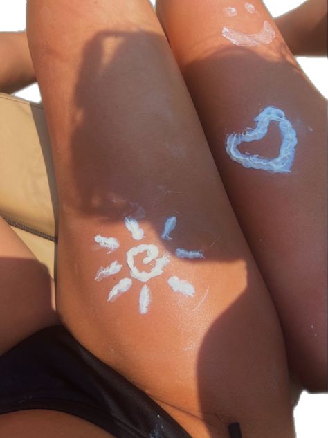 sunscreen tattoos, swirly sun, art Suntan Tattoo, Coastal Tattoos, Tattoos Y2k, Y2k Tattoos, Sunscreen Tattoo, Tanning Tattoos, 16 Aesthetic, Beach Tattoos, Tattoos Creative