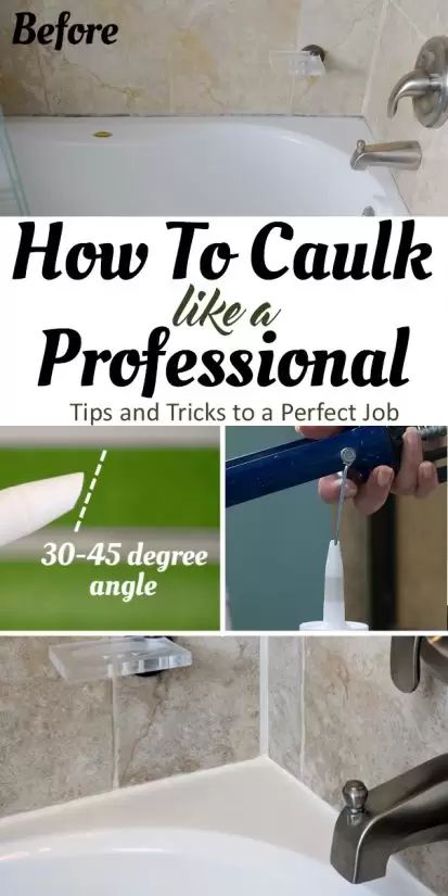 Bathtub Caulking, Caulk Baseboards, Caulking Tips, Easy Home Improvement, Home Improvement Loans, Shower Surround, Diy Remodel, Home Repairs, Diy Home Improvement