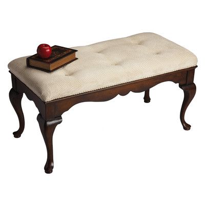 Butler Grace Bedroom Bench & Reviews | Wayfair Storage Bench With Cushion, Wood Storage Bench, Entryway Bench Storage, Brown Bed, Tufted Bench, Upholstered Storage Bench, Bedroom Bench, Upholstered Storage, Wood Bench