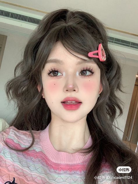 June Vibes, Pink Energy, Makeup Layout, Glossy Lip Gloss, Sparkly Makeup, Chinese Makeup, Pikachu Art, Flower Blooming, Doll Eye Makeup