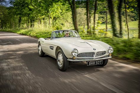 Goodwood: BMW 507 | TheGentlemanRacer.com Classic Trucks Vintage, New Land Rover Defender, Bmw Sports Car, Bmw 507, Bmw Sport, Bmw Classic Cars, Automotive Care, Goodwood Festival Of Speed, Festival Of Speed