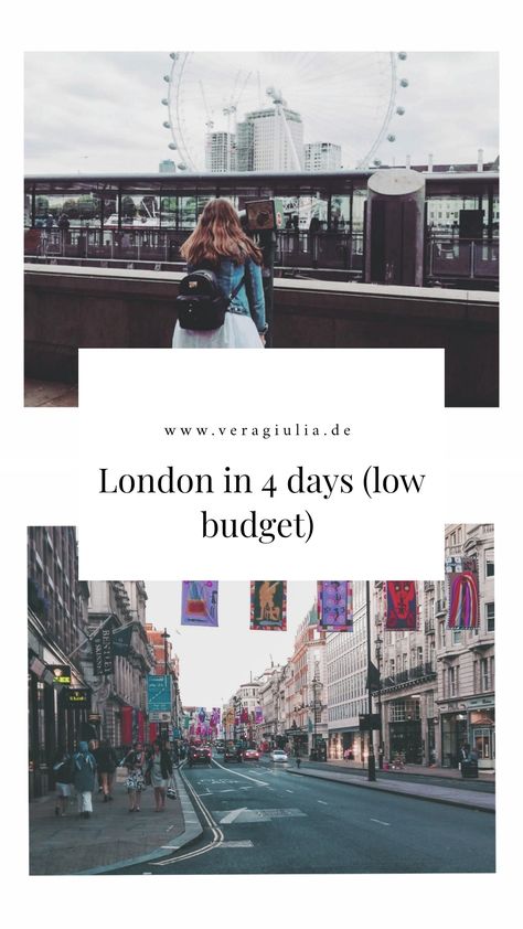 A little guide on how to visit London within 4 days as a low budget traveller. Westminster Abbey London, Harry Potter Tour, Millennium Bridge, London Baby, Big Ben London, Borough Market, Oxford Street, Visit London, Four Days