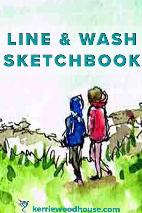 Pen And Wash Watercolour Tutorials, Pocket Sketching Watercolor, Line And Wash Watercolor Sketches Easy, Watercolour Line And Wash, Ink And Wash Drawings, Ink And Watercolor Art Illustrations, Ink And Watercolor Art Landscape, Pen And Wash Watercolour Ink Drawings, Watercolor Line And Wash