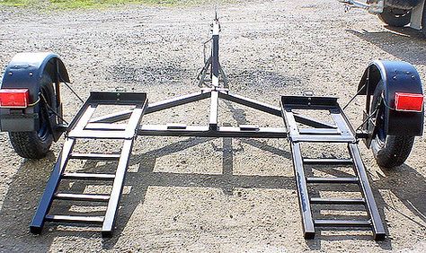 Tow Dolly, Trailer Wiring Diagram, Trailer Dolly, Car Hauler Trailer, Motorcycle Camping Gear, Trailer Suspension, Trailer Diy, Aluminum Trailer, Trailer Plans