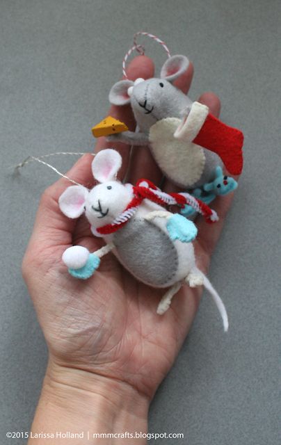 Stuffed Mice, Baby Mobil, Ann Wood, Mouse Crafts, Felt Crafts Christmas, Felt Mouse, Felt Projects, Wool Projects, Felt Patterns