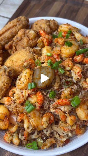 seafood on Instagram: "Seafood Dirty Rice!!😍  📽️ by @mealsbydesha2  Follow @seafoodishh for more🦞   #seafood #dirtyrice #food #foodie #reels #tasty #toptags #dinnerideas #easyrecipe #recipe #lunch #explore #dinner #goodeats" Seafood Rice With Crab And Shrimp, Seafood Dirty Rice, Dirty Rice Recipe Easy, Seafood Rice Recipe, Mixed Seafood Recipe, Seafood Casserole Recipes, Dirty Rice Recipe, Seafood Dish Recipes, Seafood Rice