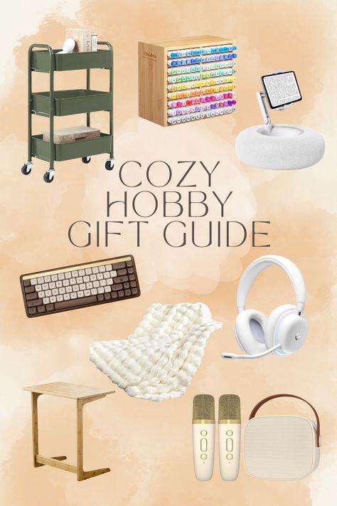 Find the perfect gifts for cozy hobby lovers! 🧶✨ Whether it's crafting supplies or tools for creativity, this cozy hobby gift guide has something for everyone #CozyHobbies #GiftGuide #CreativeGifts #AmazonFinds Amazon Lists, Cozy Hobbies, Cozy Crafts, Cozy Gifts, Study Desk Decor, Hobby Gifts, Productive Things To Do, Cozy Gift, Study Desk