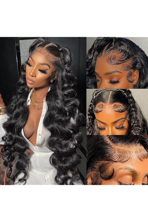 AMIRTY 200% Density 13x6 Body Wave Lace Front Wigs Human Hair Pre Plucked 13x6 Glueless Wigs Human Hair for Women HD Transparent Lace Frontal Wigs Human Hair with Baby Hair lace front wigs human hair Body Wave Lace Front Wigs, Cheap Wigs, Lace Front Wigs Human Hair, Human Wigs, Wigs Human Hair, Body Wave Wig, Front Lace Wigs Human Hair, Lace Closure Wig, Hair Wear