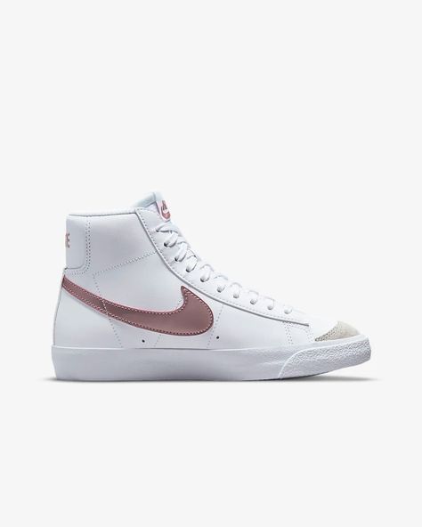 Nike Signs, Nike Blazer Mid 77, Nike Blazers Mid, Blazer Mid, Blue Nike, Nike Blazer, Nike Basketball, Golden Goose Sneaker, Daughter Love