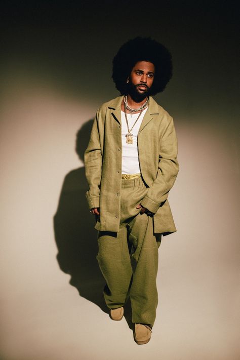 Big Sean Style, Early 70s Aesthetic, 70s Black Fashion Men, Neo Soul Outfits Men, Big Sean Outfits, Big Sean Fashion, Men 70s Fashion, 60s Street Style, Black 70s Fashion