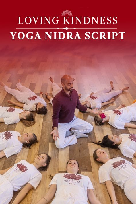 Yoga Nidra Guided Meditation Script Yoga Nidra Script Guided Meditation, Yoga Nidra Quotes, Yoga Nidra Script, Yoga Thoughts, Ancient Yoga, Yoga Teacher Resources, 30 Minute Yoga, Loving Kindness Meditation, Loving Kindness