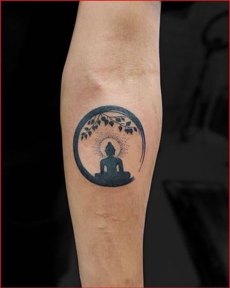 Small Buddhist Tattoo, Buddha Tattoo Meaning, Buddha Lotus Tattoo, Buddhist Symbol Tattoos, Buddhist Tattoo, Buddha Tattoo Design, Lotus Tattoo Design, Custom Tattoos, Buddha Tattoos