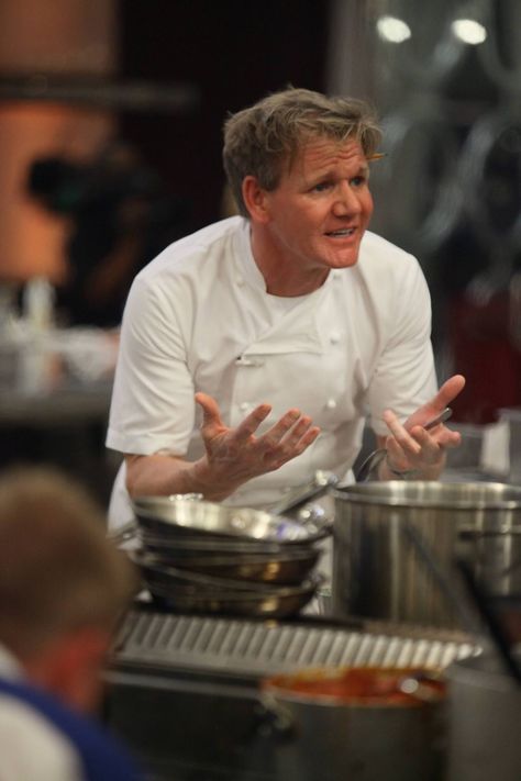 Chef Gordon Ramsay Gorden Ramsey, Chef Ramsey, Lamb Sauce, Bar Rescue, Gordon Ramsay Recipe, Kitchen Nightmares, Ben Ten, Chef Gordon, Chef Gordon Ramsay