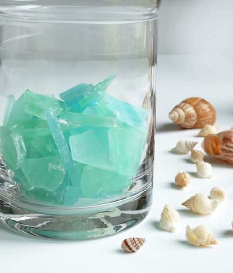 Sea Glass Candy – LorAnn Oils Blog Sea Glass Candy Recipe, Glass Candy Recipe, Making Hard Candy, Sea Glass Candy, Lorann Oils, Hard Candy Recipes, Collecting Shells, Candy Kit, Pink Food Coloring