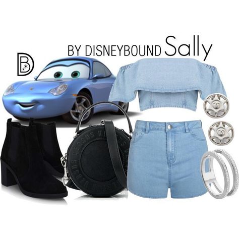 Cars Disneybound, Lightning Mcqueen Costume, Sally Carrera, Disneybounding Ideas, Disney Character Outfits, Car Outfit, Disneybound Outfits, Sally Costume, Disney 2023