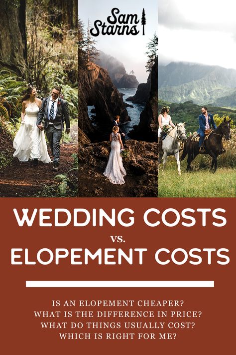 Elope Vs Wedding, Elopement Vs Wedding, Cheap Elopement Ideas, Elopement Planning, Elopement Packages, Elopement Ceremony, Wedding Costs, Elopement Ideas, Elopement Wedding