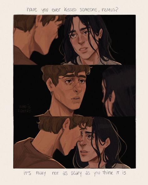 Remus Lupin Fan Art, Marauders Art, Sirius X, Gay Best Friend, Wolf Star, Marauders Wolfstar, Marauders Fanart, Remus And Sirius, Marauders Fan Art