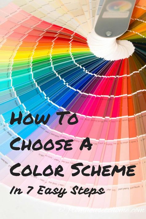 How To Choose a Color Scheme in 7 Easy Steps Interior Paint Colors Schemes, House To Home, Trending Paint Colors, Interior Decorating Tips, Perfect Paint Color, Paint Color Schemes, House Color Schemes, Room Color Schemes, Interior Paint Colors