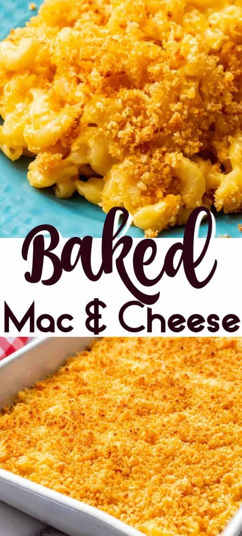 Homemade Mac And Cheese Recipe Baked, Best Mac N Cheese Recipe, Baked Mac And Cheese Recipe, Bake Mac And Cheese, Baked Macaroni And Cheese, Easy Mac And Cheese, Easy Cheese Recipes, Macaroni Recipes, Macaroni N Cheese Recipe