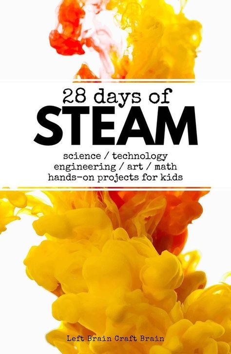 60+ STEAM projects for kids! Science, technology, engineering, art and math activities perfect for science fairs, after school and classrooms. Steam Projects For Kids, Art And Math, Steam Lessons, Brain Craft, Art Math, Engineering Art, Steam Ideas, Steam Science, Steam Projects