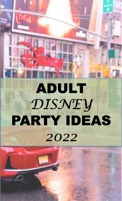 Disney Themed 18th Birthday Party, Disney Dinner Party For Adults, Disney Themed Retirement Party, Disney Themed 40th Birthday, Disney Theme 30th Birthday, Disney Character Party Ideas, Disney Themed Food For Party, Disney Tea Party Ideas, Disney 50th Birthday Party Ideas