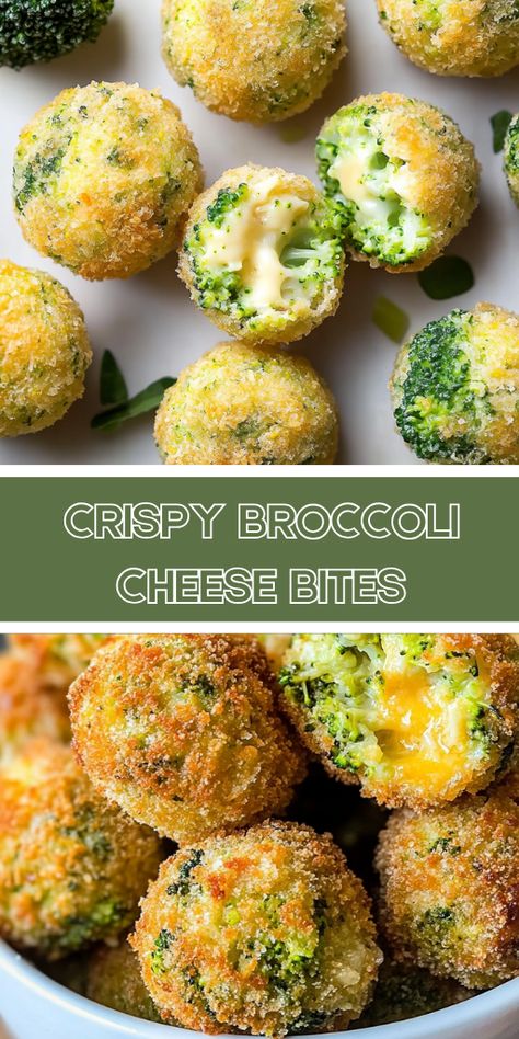 Ingredients:  1 ½ cups finely chopped broccoli, cooked 1 cup shredded cheddar cheese ½ cup panko bread crumbs ¼ cup grated Parmesan cheese 2 large eggs, beaten 2 tablespoons all-purpose flour 1 clove garlic, minced Salt and pepper to taste ½ teaspoon paprika 1 tablespoon olive oil (for brushing or frying) Brocoli And Cheese, Broccoli Bread, Broccoli Cooked, Broccoli Cheese Bites, Crispy Broccoli, Simple Ingredient Recipes, Bread Crumbs Recipe, Broccoli Bites, Chopped Broccoli