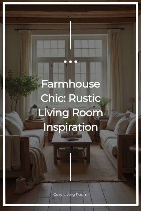 Rustic farmhouse living room with wooden furniture and soft textiles Minimalist Cozy Living Room, Joanna Gaines Living Room Ideas, Cozy Modern Farmhouse Living Room, Farmhouse Chic Living Room, Scandinavian Living Room Design, Living Room Inspiration Cozy, Modern Traditional Living Room, Farmhouse Living Rooms, Living Room Ideas Cozy