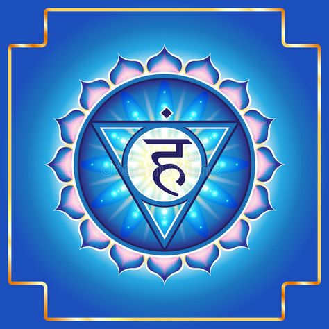 Colors And Their Meanings, Meditation Symbols, Vishuddha Chakra, Lunar Witch, Chakra Throat, Chakra Symbols, Chakra Art, Chakra Colors, Chakra Yoga