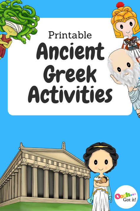 With our Printable Ancient Greek Games and Activities board, you can travel back in time to ancient Greece and experience the games and activities that were enjoyed by our ancestors! From strategy games to physical challenges, our printable activities are sure to entertain and educate. Greek Activities For Preschool, Ancient Greece Activities For Kids, Ancient Greece Crafts, Greek Games, Ancient Greece For Kids, Greek Activities, Activities Board, Ancient Sparta, God And Goddess