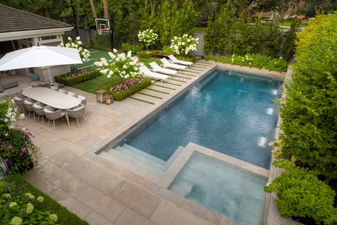 Recent Projects — Welcome to MHLA INC Classic Pools Design, Plunge Pool Large Backyard, Backyard Sun Lounge Area, Small Yard Pool Landscaping, Transitional Backyard With Pool, In Ground Rectangle Pools, Pool With Integrated Spa, Backyard Retreat With Pool, Rectangular Pool With Hot Tub